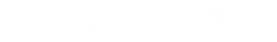 digital bootcamp white logo